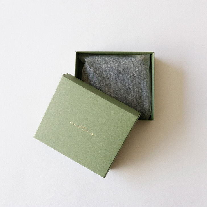 SHESAY Cactus Vegan Leather Fragment Pouch