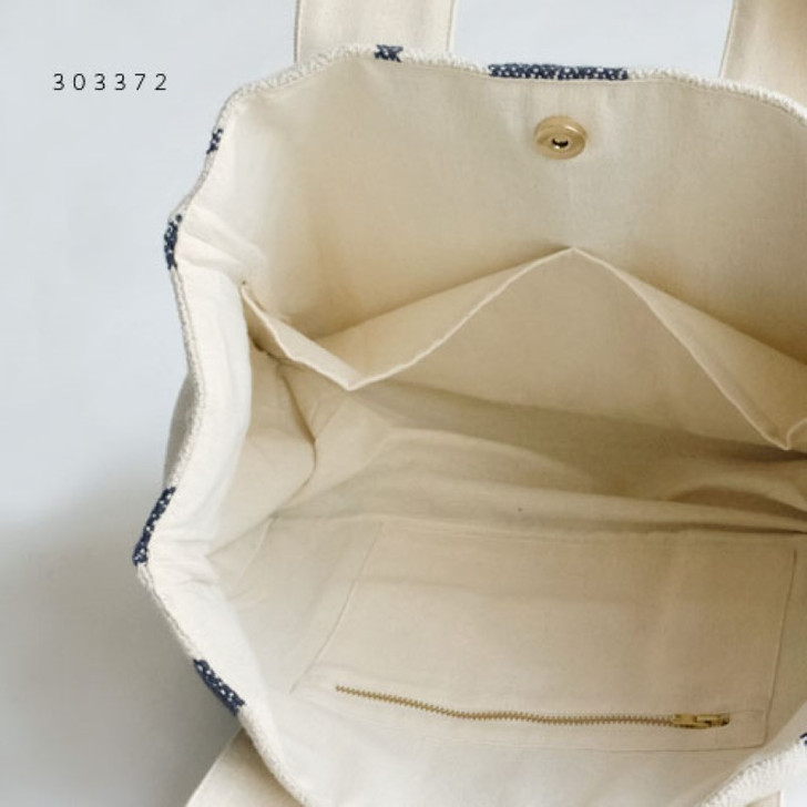 SHESAY Square Bag Stout Wide Stripe