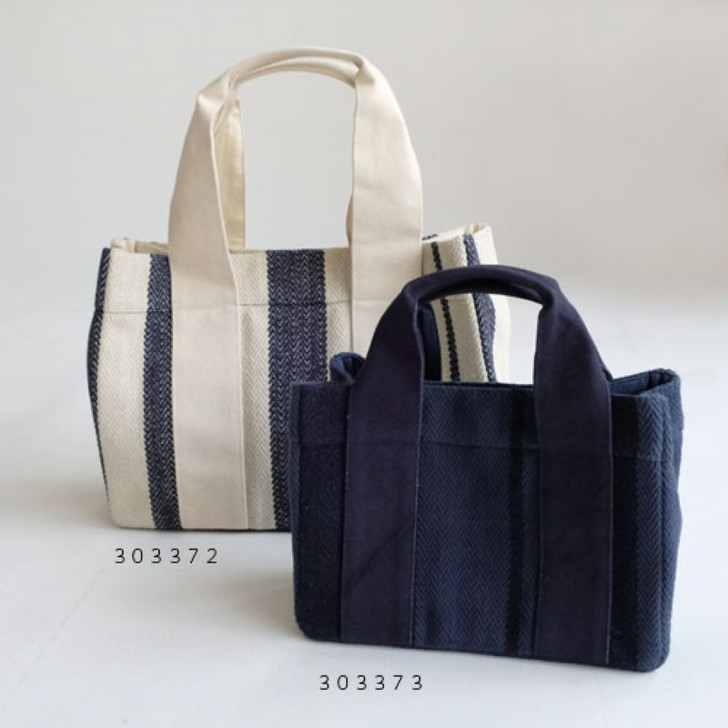 SHESAY Square Bag Stout Wide Stripe