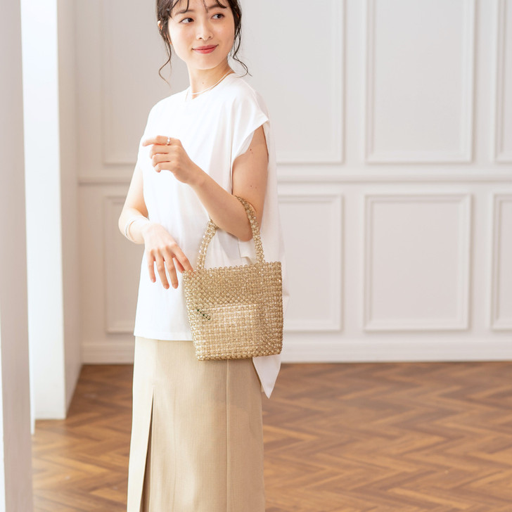 SHESAY Beaded Handbag