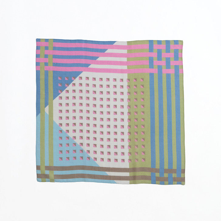 SHESAY Geometric Pattern Scarf