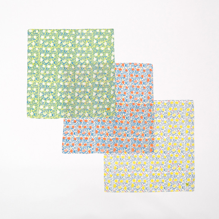 SHESAY Handkerchief Butterflies and Flowers