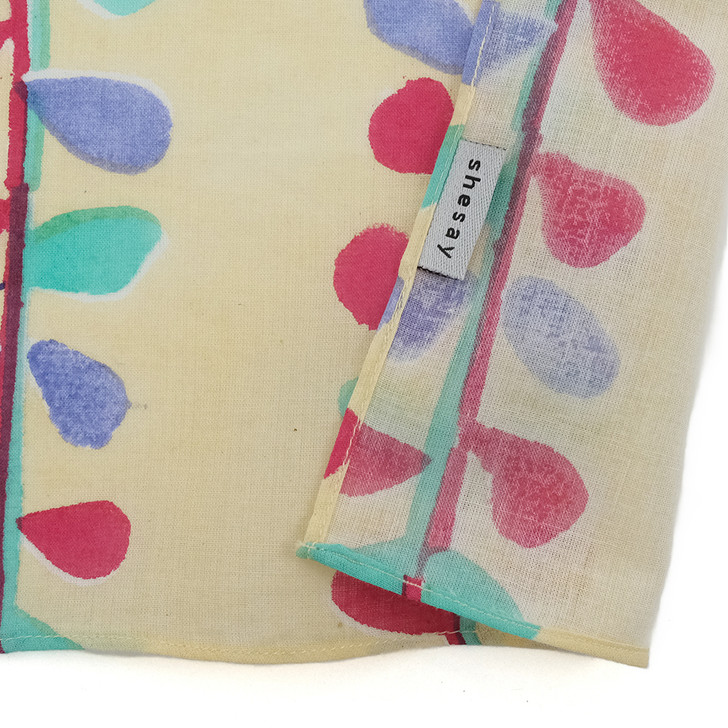 SHESAY Handkerchief Shimmering Leaf