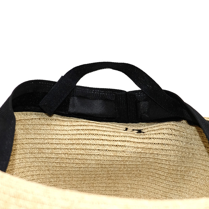 SHESAY Paper Braid Hat with Folded Brim