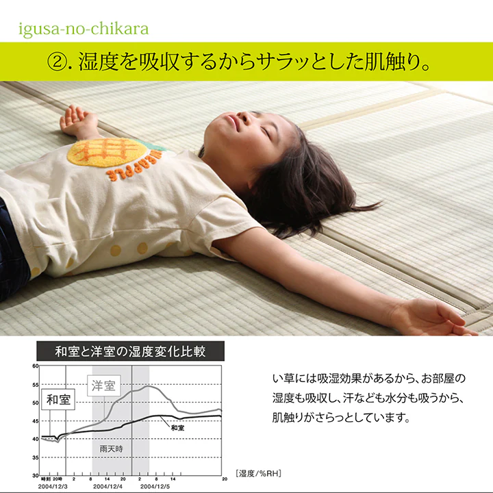 IKEHIKO Portable tatami mat 3-panel unit 17 mm thick
