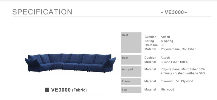 Hommage Modular Sofa -VE 3000