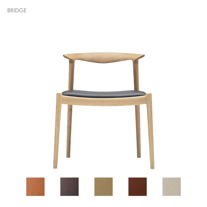 BRIDGE LIGHT SIDE CHAIR  Leather