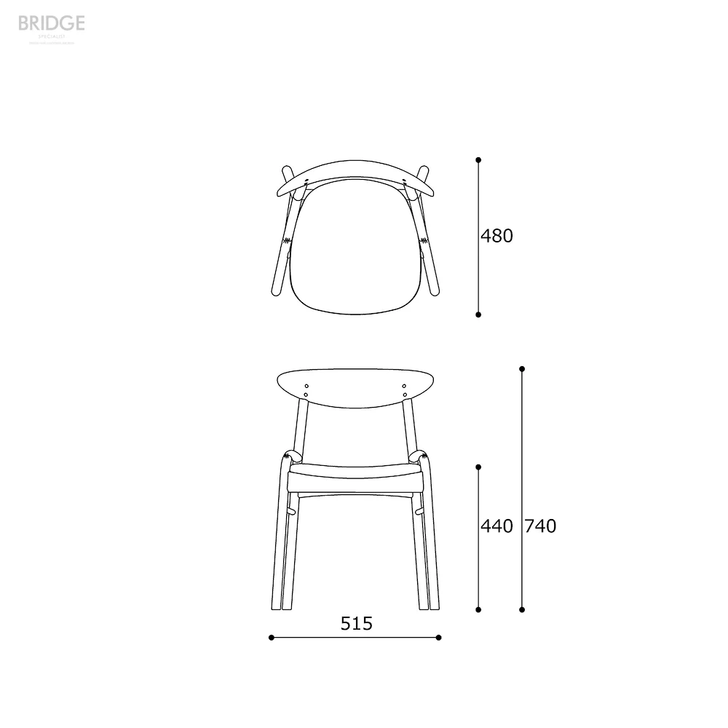 BRIDGE SPECIALIST SMALL CHAIR ( Black Leather only )