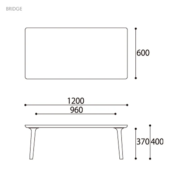 BRIDGE COFFEE TABLE