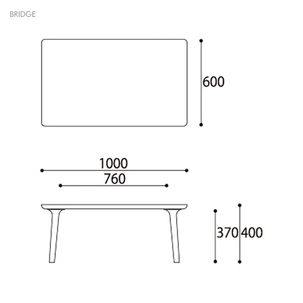 BRIDGE COFFEE TABLE