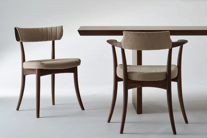 CRESCENT Armchair (Upholstered Seat)