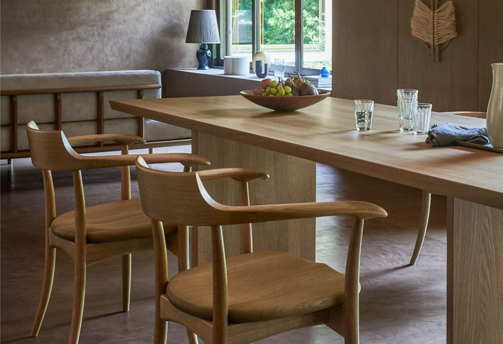 CRESCENT Armchair (Upholstered Back and Seat)