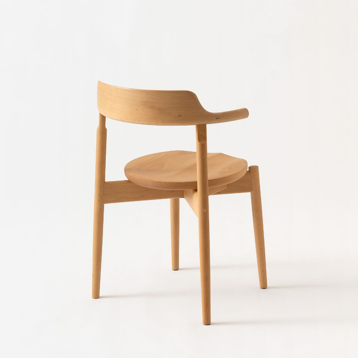 Tsubura Semi-Armchair (Wooden Seat)