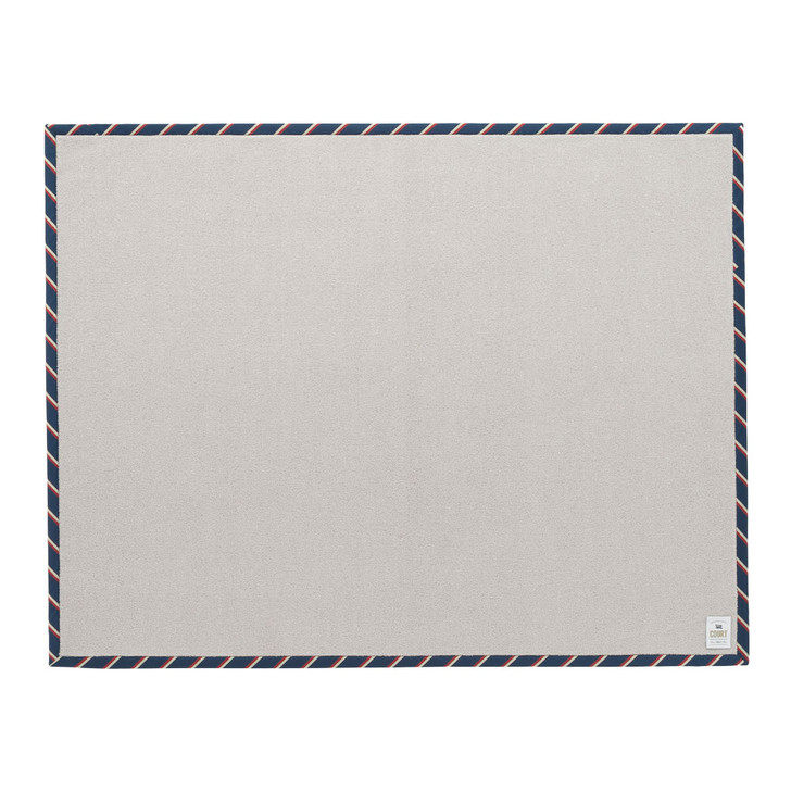 (COLLEGE CARPET) White Grey