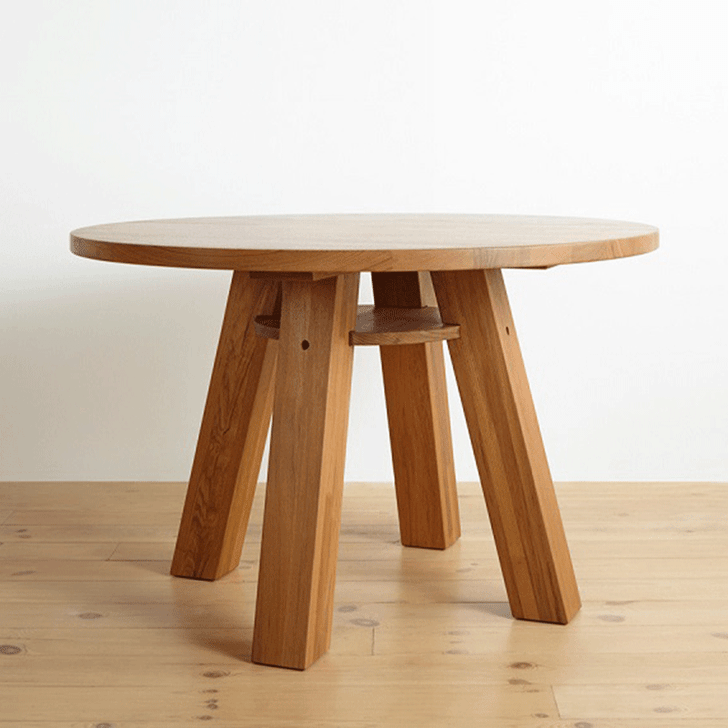 PURO Circle Dining Table - Myanmar Teak