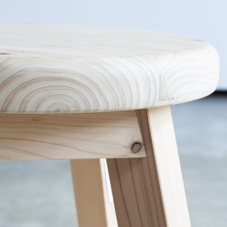 SUGIKOJO Hinoki Stool Maru (Round)