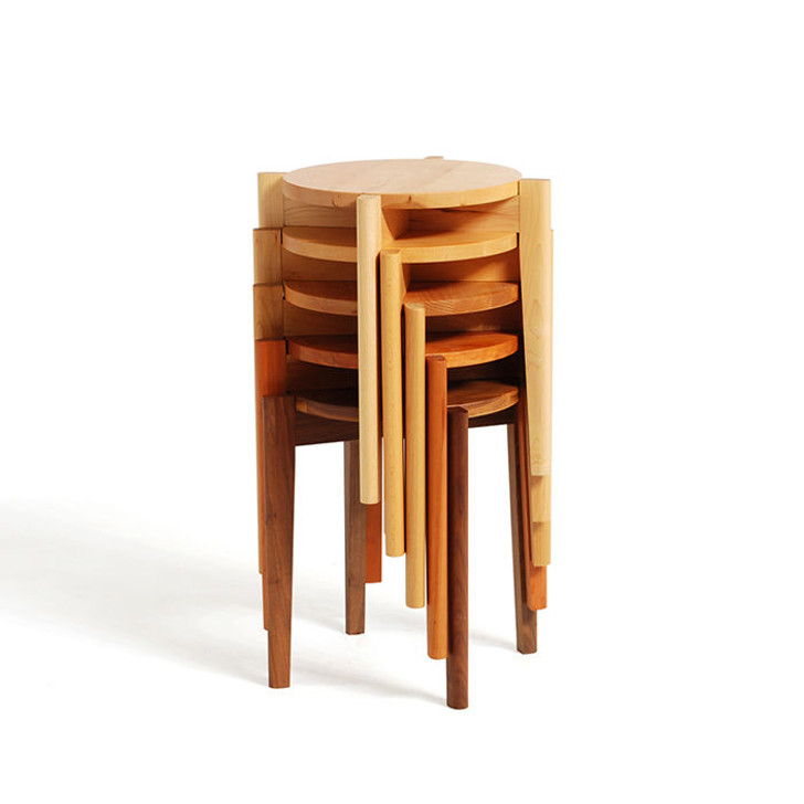 LEGNATEC Croce stool (board seat)