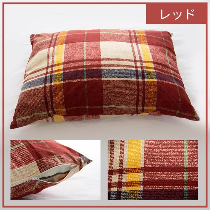 IKEHIKO Aller Proof Pillow with Cover Red