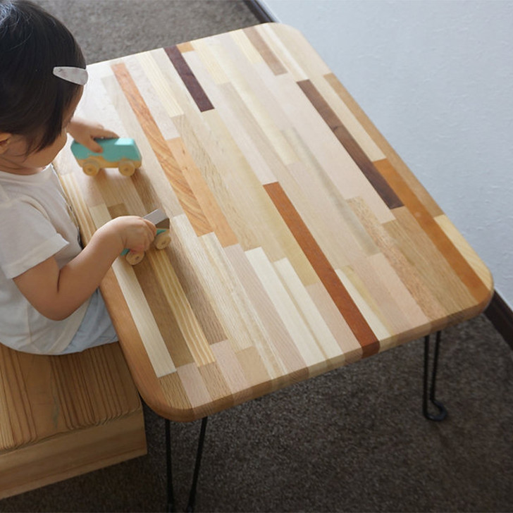 MORITO World Wood Folding Kids Table