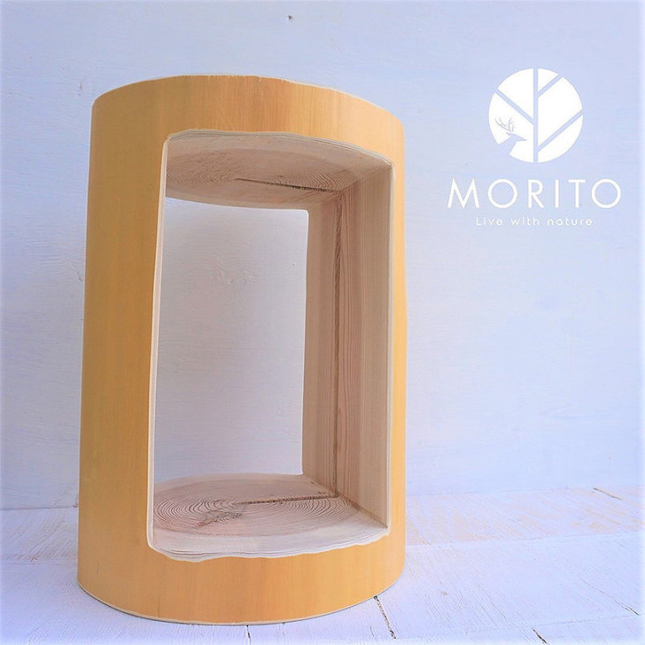 MORITO Sugi Hollowed Forest log stool