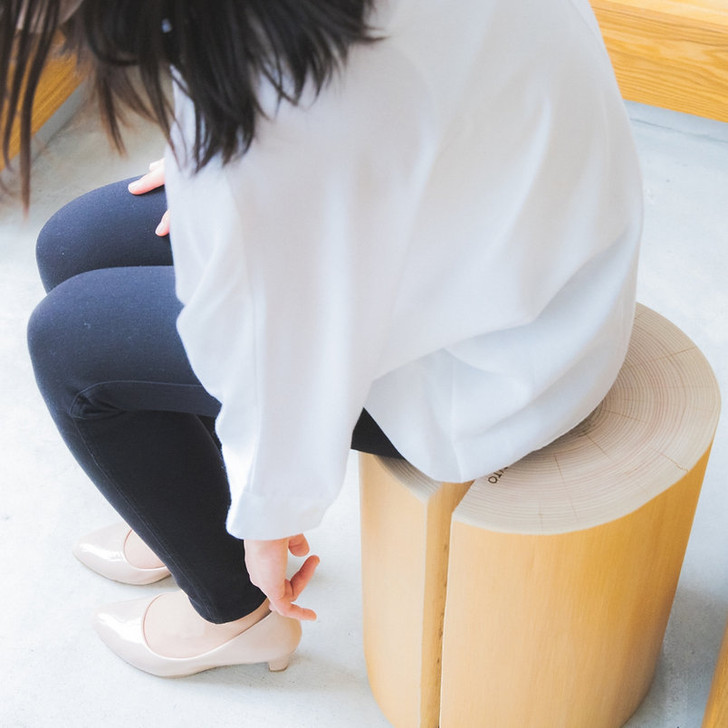 MORITO Hinoki cypress log stool 