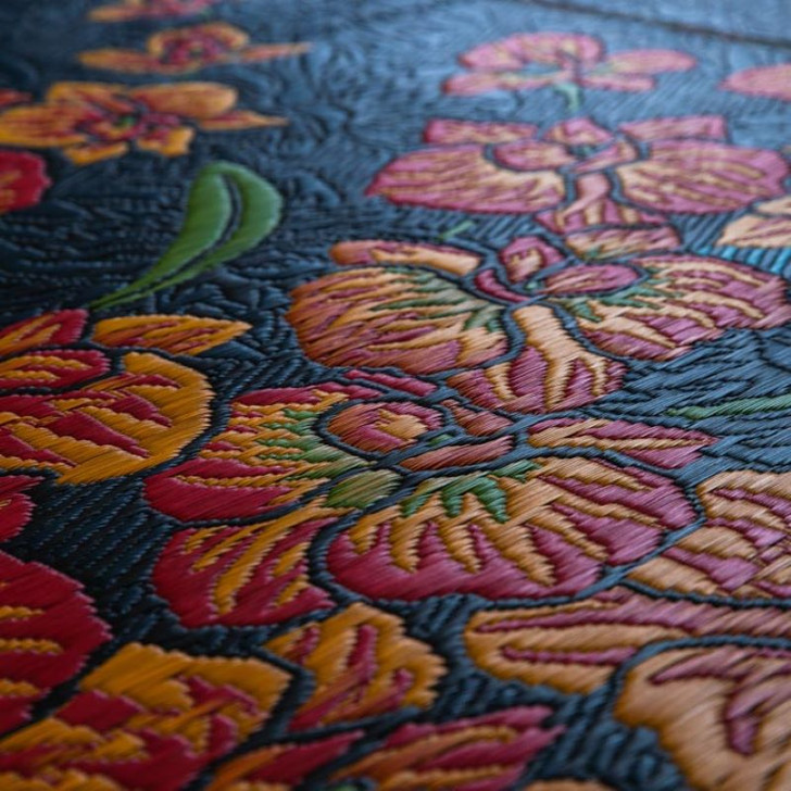 IKEHIKO Hikotaro Phalaenopsis Rush Rug/ Carpet