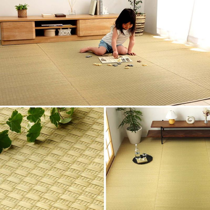 IKEHIKO Plain Rush Rug/Carpet