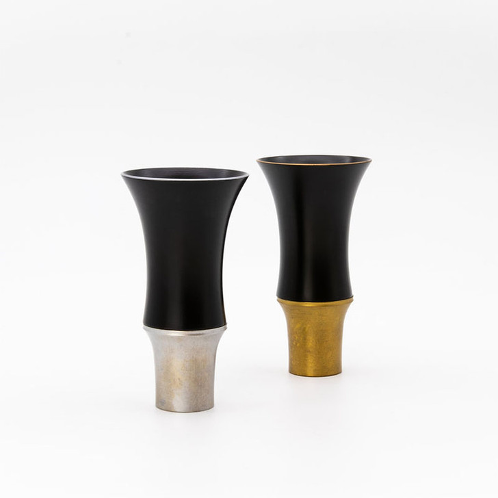 KISEN Guinomi Sake Cup BAMBOO TALL Kurourushi