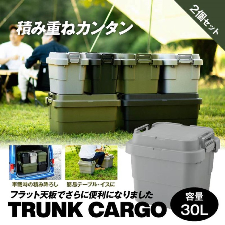 IKEHIKO Storage Trunk Cargo Box 30S Set of 2