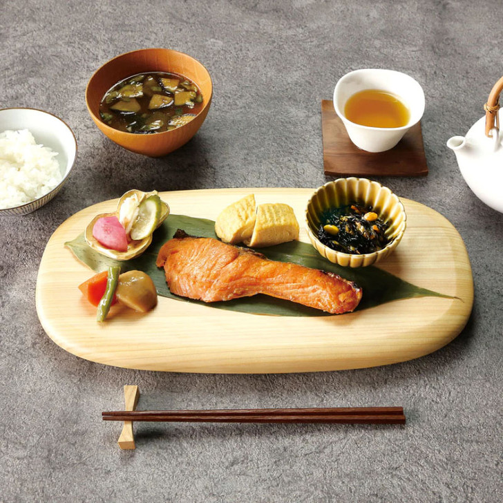 YOUBI Hinoki thick cooking plate