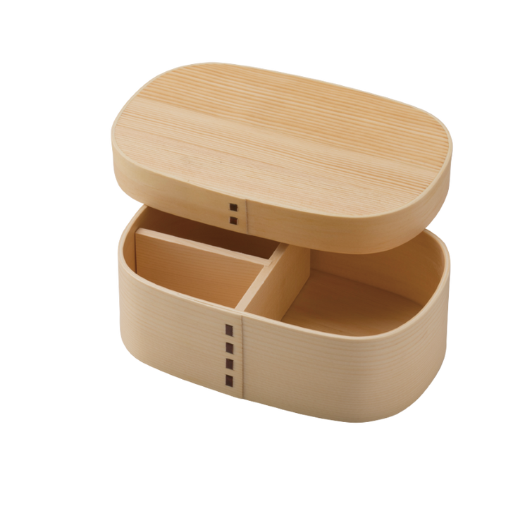 WAKACHO Magewappa bento box Wappa square one-tier Natural