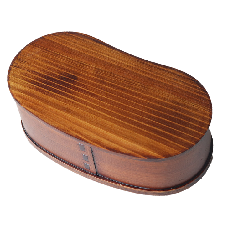 WAKACHO Magewappa bento box Bean-shaped one-tier Lacquer medium