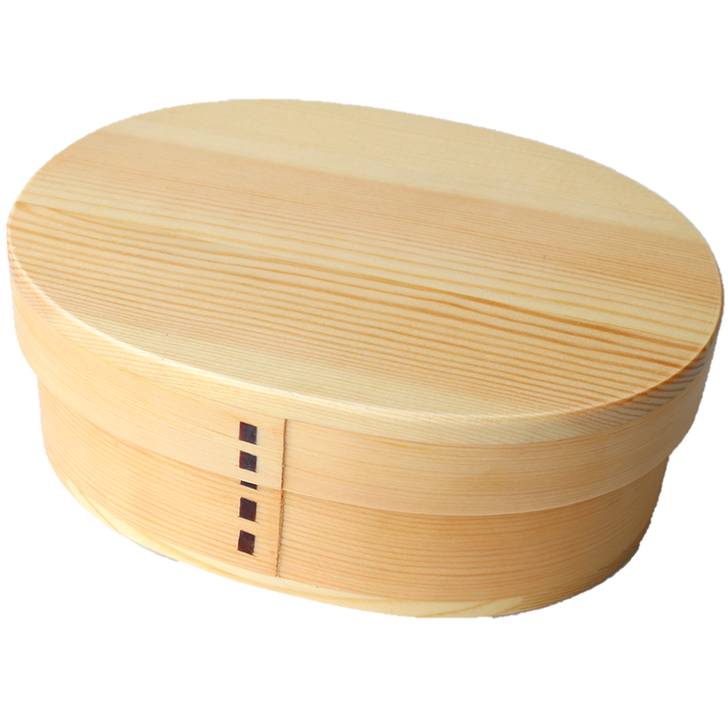 WAKACHO Magewappa Wooden large size one-tier bento box Natural
