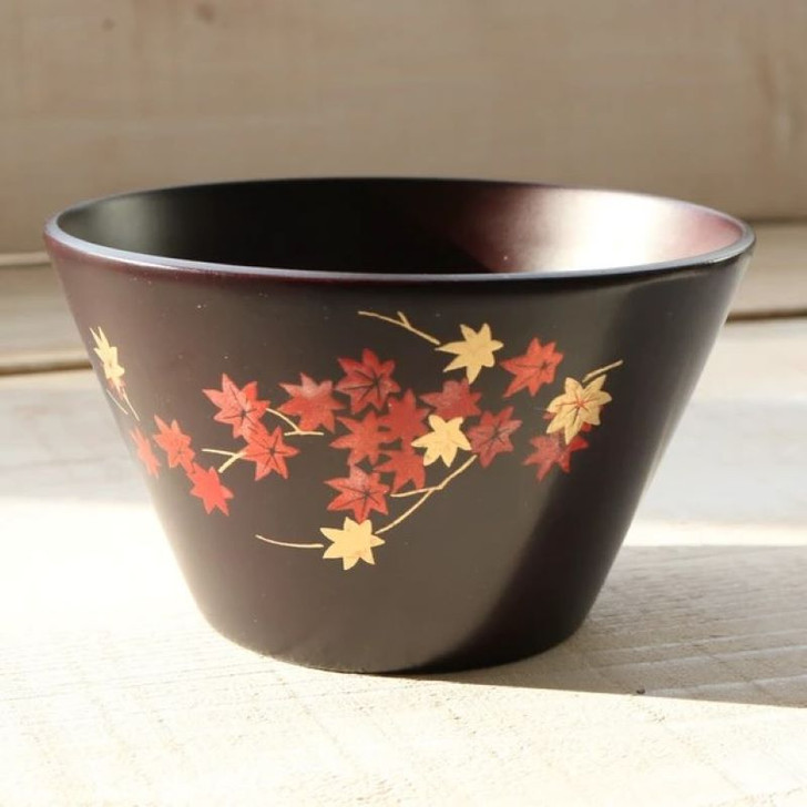 WAKACHO Makie Cup Bowl DBR Autumn Leaves