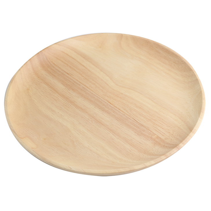 WAKACHO Rubber Wood Circle Plate