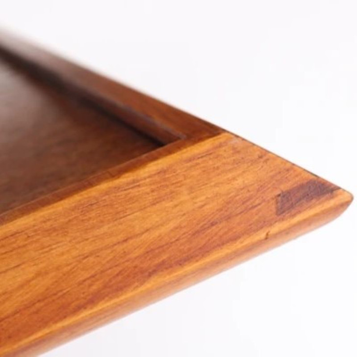 WAKACHO Wooden Long Square Zen Tray Lacquer