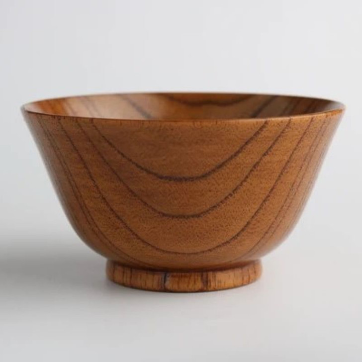 WAKACHO Kids Wooden Rice Bowl