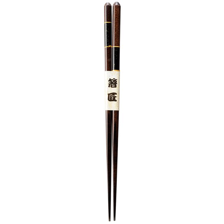 WAKACHO Wooden Chopsticks Checkered Black