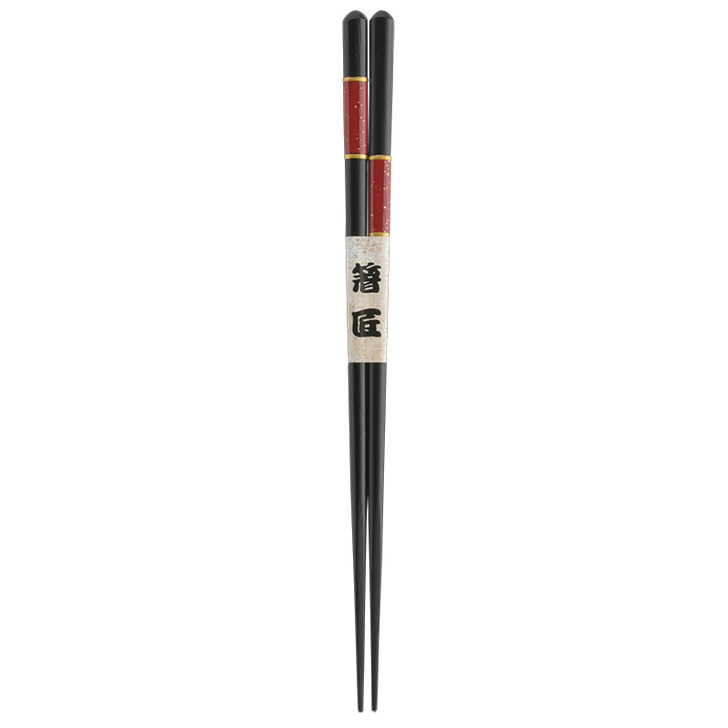 WAKACHO Wooden Chopsticks Checkered Red