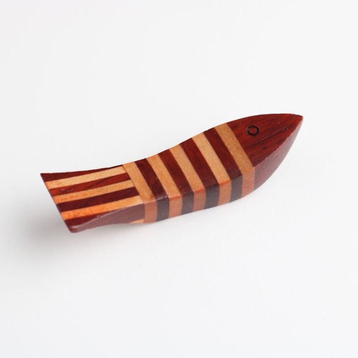 WAKACHO Wooden Chopsticks Rest Parquet Fish