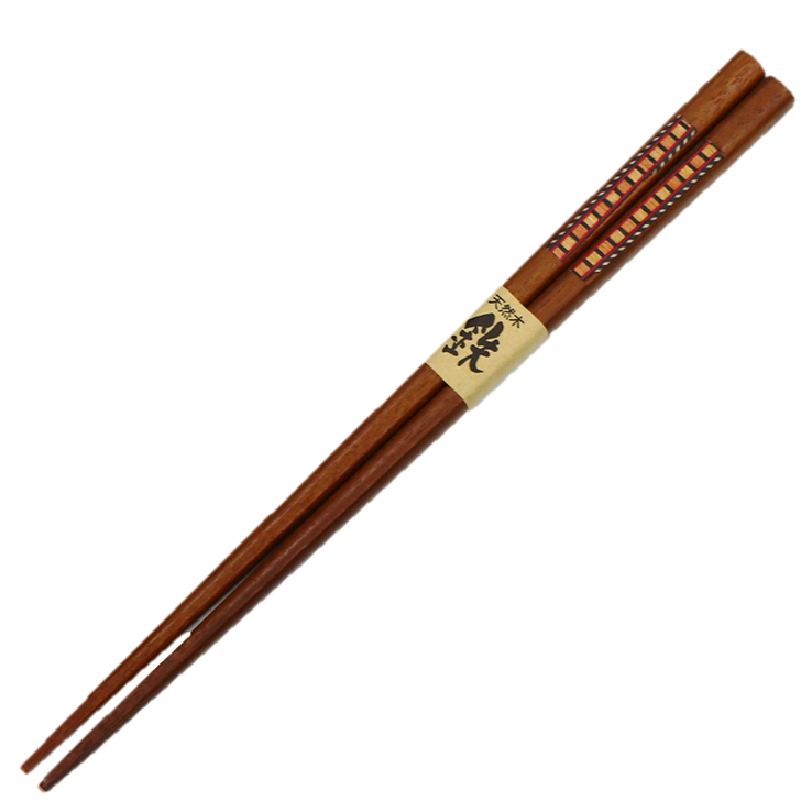 WAKACHO Wooden Chopsticks Checkered