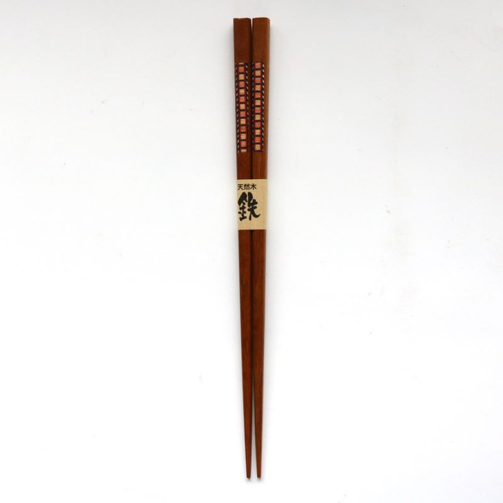 WAKACHO Wooden Chopsticks Checkered