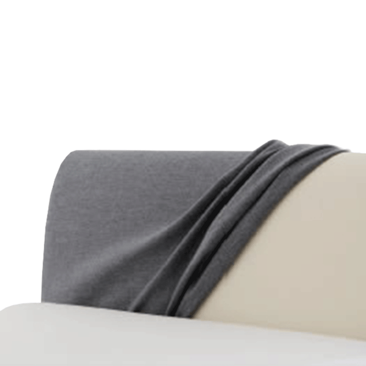 The headboard cover can be removed for dry cleaning. A headboard cover is also available separately.