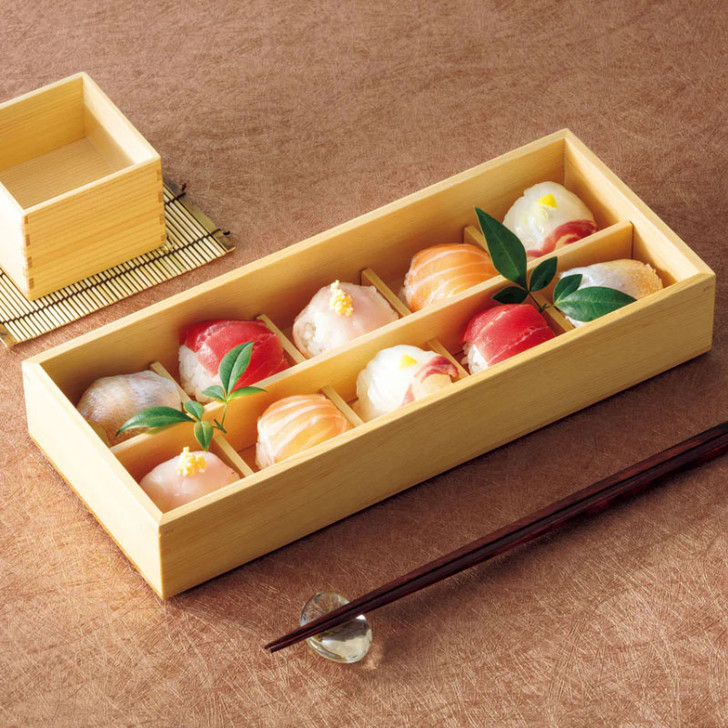 YOUBI Hinoki snack cooking box 6-partitions