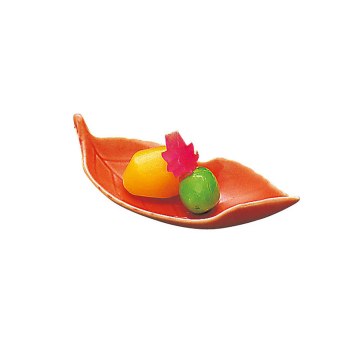 YOUBI Leaf-shaped delicacy (vermilion red)