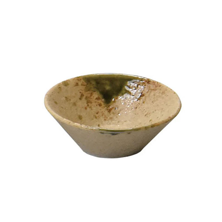 YOUBI Iga Oribe with round stone cup