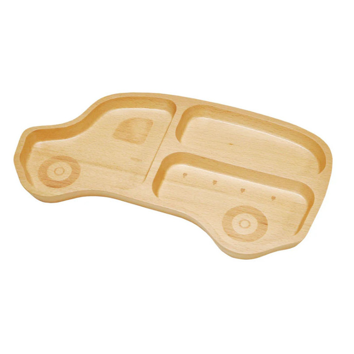 YOUBI Beech Wooden kids tray Car