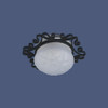 Dollhouse Miniature Ornate Ceiling Light (MH1025); against blue background