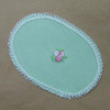 Light Green Oval Rug