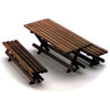 Picnic Table + 2 Benches
